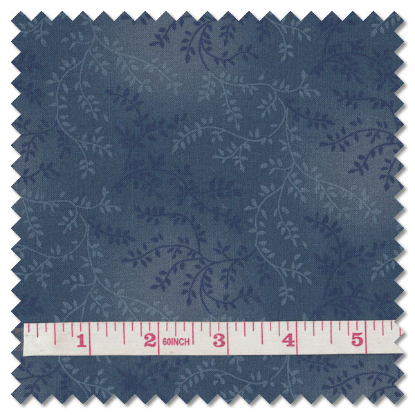 108in Extra Wide Quilt Backing Fabric Tonal Vineyard Dark Blue