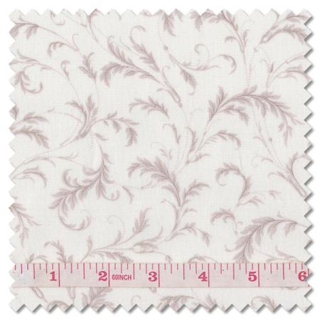 3 Sisters Favourites Vintage Linens - flourishing plaza cream (per 1/4 metre)