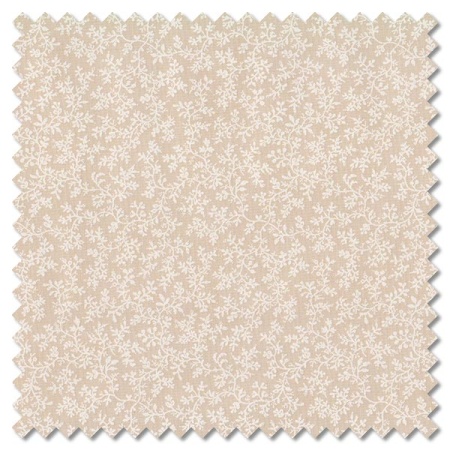 3 Sisters Favourites Vintage Linens - poetic vines taupe (per 1/4 metre)