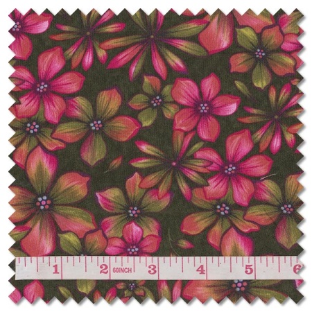 In Bloom - blossoms leaf (per 1/4 metre)