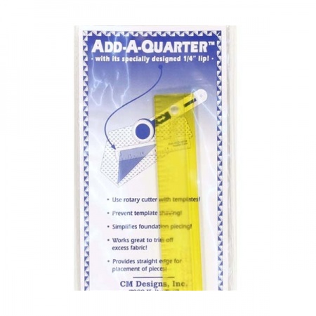 Add-A-Quarter Ruler 6 Plus - Yellow