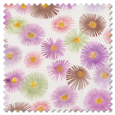 Blooming Lovely - aster cream (per 1/4 metre)