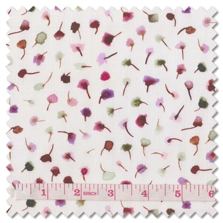 Blooming Lovely - buds cream (per 1/4 metre)