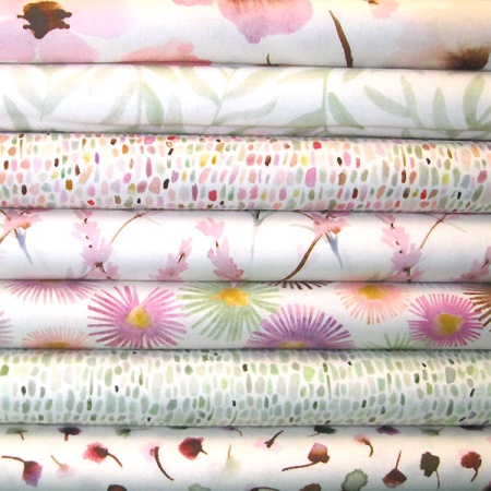 Moda Blooming Lovely 7 fat quarter pack