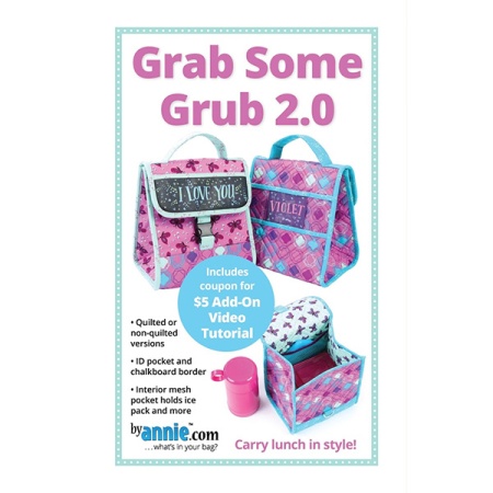 By Annie Grab Some Grub 2.0 bag pattern