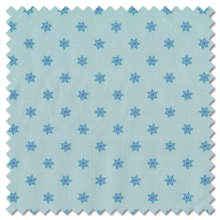 Chalki - Mati star on sea mist green (per 1/4 metre)