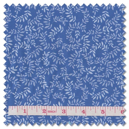 Chalki - Greek blues olive branch (per 1/4 metre)