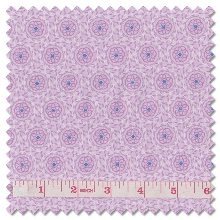 Chalki - Chalki tile on soft purple (per 1/4 metre)