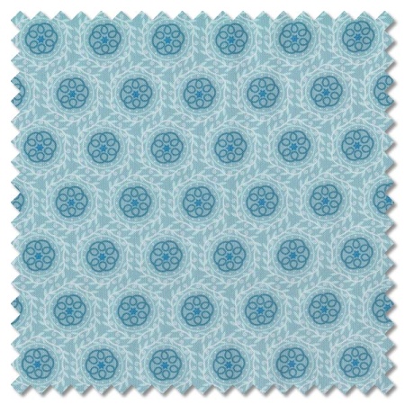 Chalki - Chalki tile on green (per 1/4 metre)