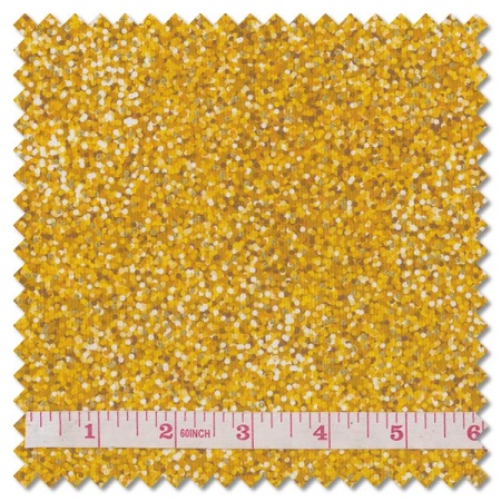 Disco! - gold glitter (per 1/4 metre)