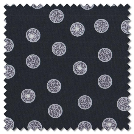 Disco! - black disco dots (per 1/4 metre)