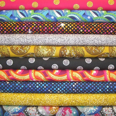 Lewis & Irene Disco! 10 fat quarter pack