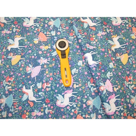 Fairy Dust - magic garden teal (per 1/4 metre)