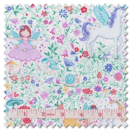 Fairy Dust - magic garden white (per 1/4 metre)