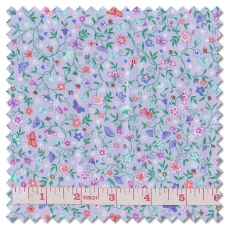 Fairy Dust - flower trail lilac (per 1/4 metre)