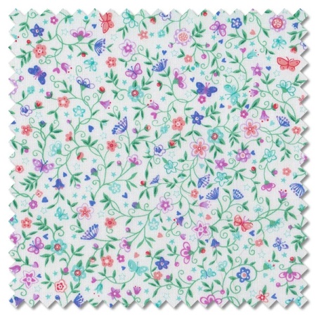 Fairy Dust - flower trail white (per 1/4 metre)