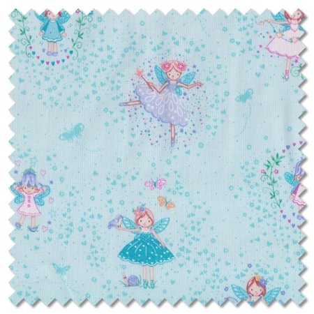 Fairy Dust - friends turquoise (per 1/4 metre)