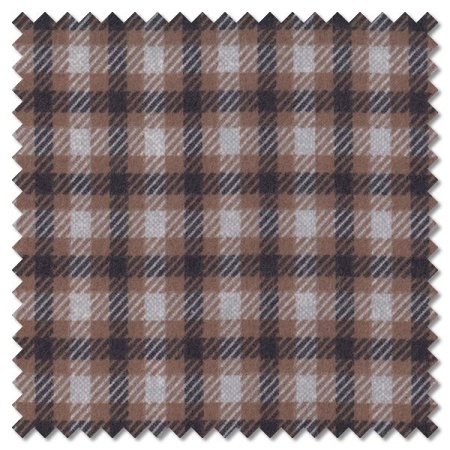 Farmhouse Flannels III - square plaid pewter (per 1/4 metre)