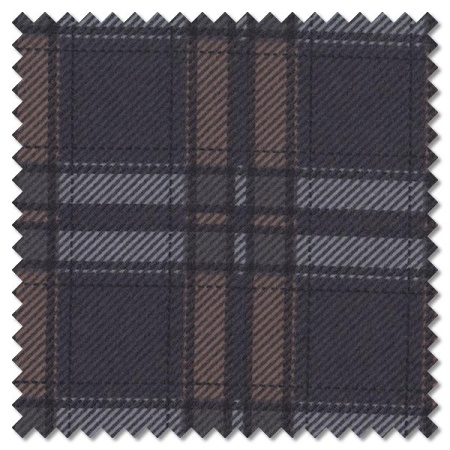 Farmhouse Flannels III - moose plaid graphite pewter (per 1/4 metre)