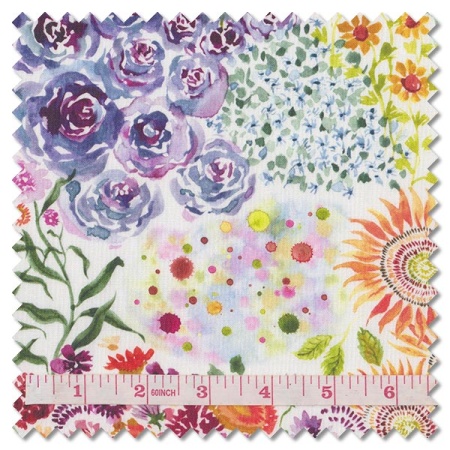 Floribunda - flower child cloud (per 1/4 metre)