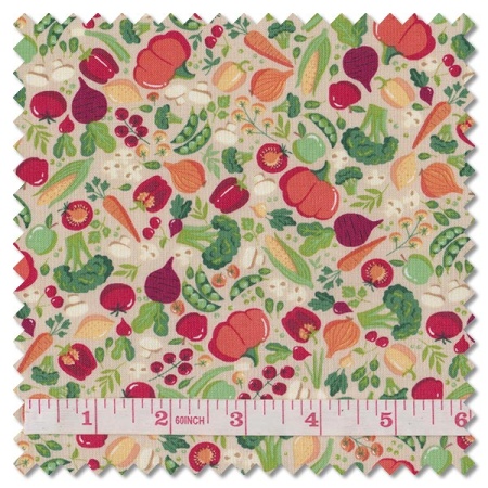 Fun on the Farm - market cream (per 1/4 metre)