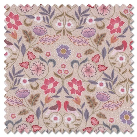 Isabella - Isabella rose and lavenders (per 1/4 metre)