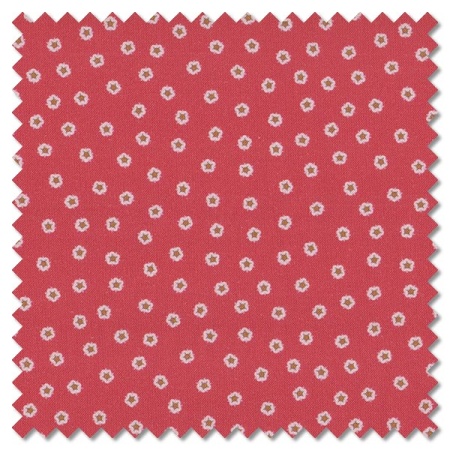 Isabella - bramley floral on reddish (per 1/4 metre)