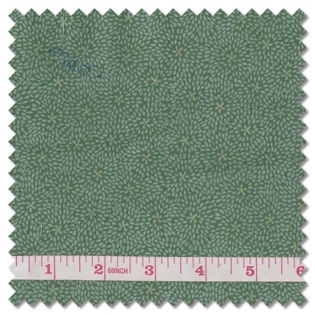 Kasumi - kiku green (per 1/4 metre)