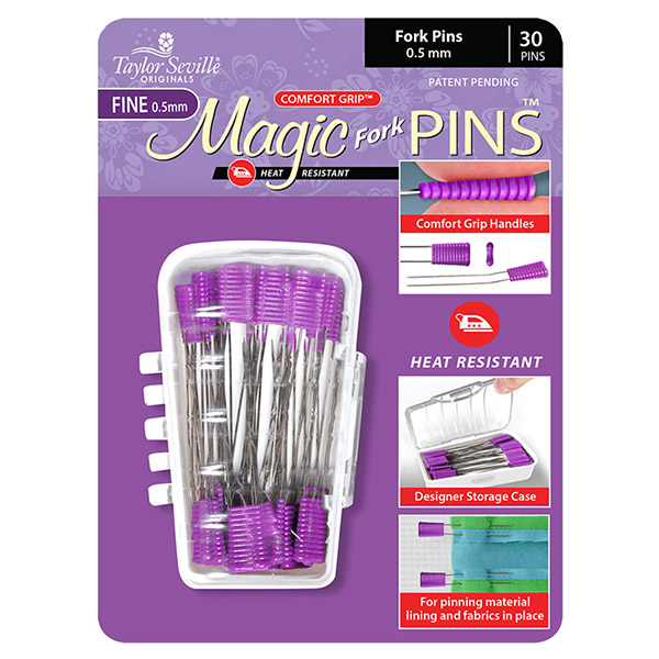 Magic Pins Quilting Pins 1-3/4 50 count by Taylor Seville - The Sewing  Collection