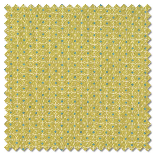 006-G tic tac toe lime - Andover Fabrics Plain and Simple