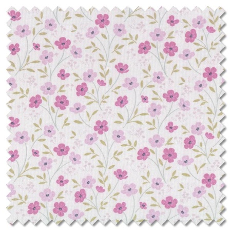 The Pressed Flowers - timeless blossom white (per 1/4 metre)