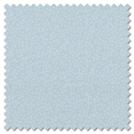 The Pressed Flowers - pressed posy light teal (per 1/4 metre)