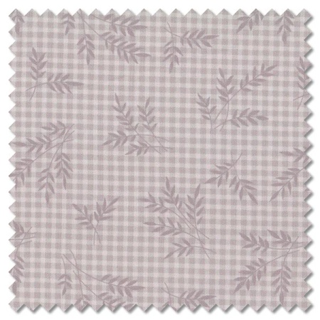 Plain and Simple - wheat gingham cocoa (per 1/4 metre)