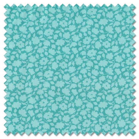 Plain and Simple - silhouette turquoise (per 1/4 metre)