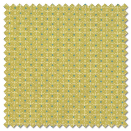 Plain and Simple - tic tac toe lime (per 1/4 metre)