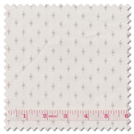 Plain and Simple - flower pin oatmeal (per 1/4 metre)