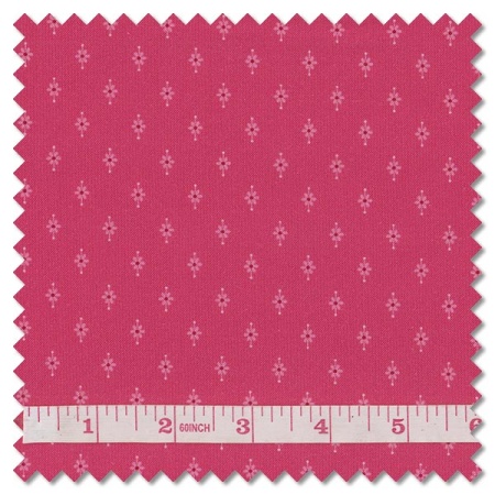 Plain and Simple - flower pin red (per 1/4 metre)