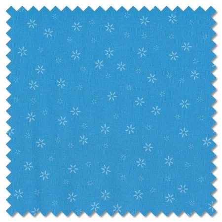 Plain and Simple - blossoms lake blue (per 1/4 metre)