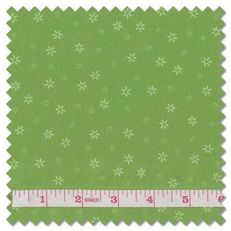 Plain and Simple - blossoms verdant (per 1/4 metre)