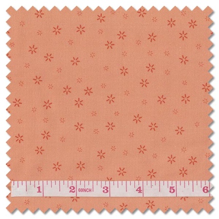 Plain and Simple - blossoms tangerine (per 1/4 metre)