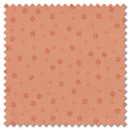 Plain and Simple - blossoms tangerine (per 1/4 metre)