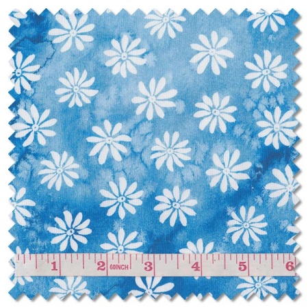 Sunshine & Blue Skies - flower shower bluebell (per 1/4 metre)