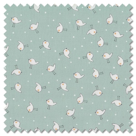 Shine - little birdie sky (per 1/4 metre)