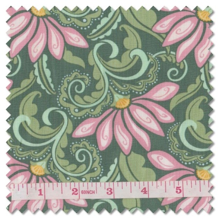 Tango - valencia basil (per 1/4 metre)