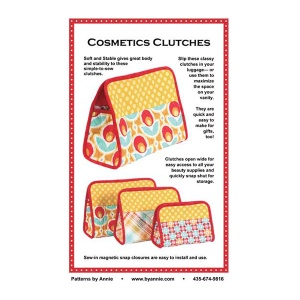 By Annie Cosmetics Clutches bag pattern