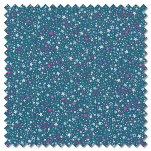 Fairy Dust - sparkle teal (per 1/4 metre)