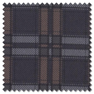 Farmhouse Flannels III - moose plaid graphite pewter (per 1/4 metre)