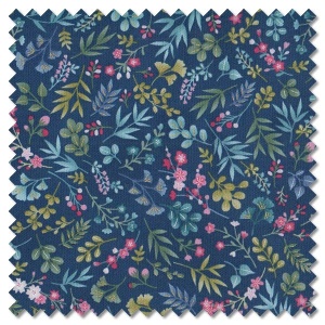 Kasumi - cherry blossom indigo (per 1/4 metre)