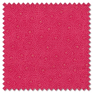 Kasumi - kiku red (per 1/4 metre)