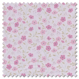 The Pressed Flowers - timeless blossom pale mink (per 1/4 metre)